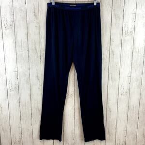 Emporio Armani Long Underwear Base Layer Leggings Pants Navy Blue Size Medium